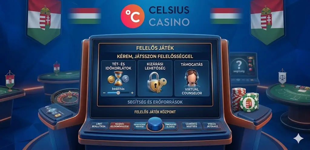 Felelős játék - Celsius casino HU limitek